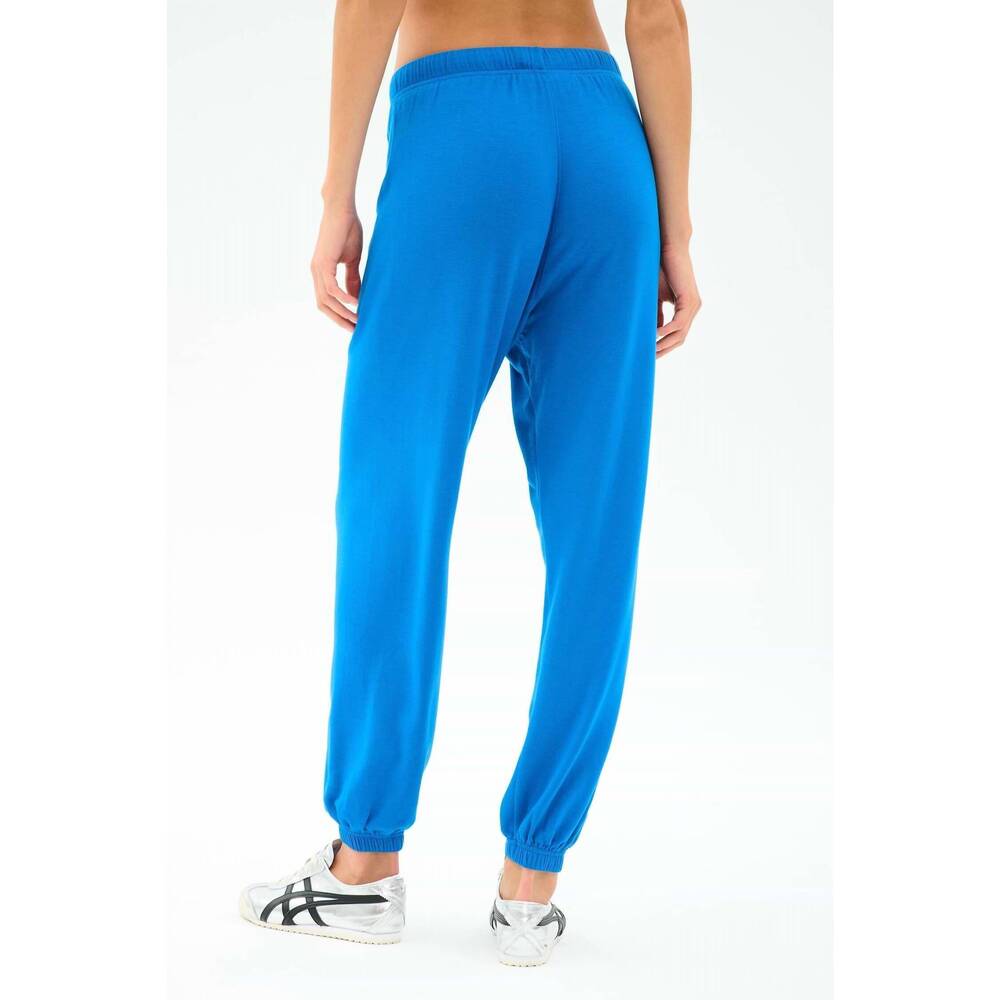 NEW SPLITS59 andie oversized fleece sweatpant in classic blue - Picture 3 of 3